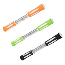 일자형 스프링 완력기 악력기 손운동 손가락 근력 홈트 헬스, 오렌지