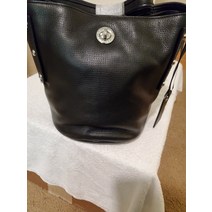 MARC JACOB C 잠금 버킷 블랙 가죽 크로스 바디 백 Msrp 448 가방 여성