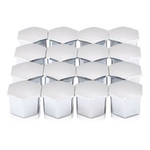 푸조 307 시트로엥 C4L C5 C2 자동차 차량 용 16pcs 휠 너트 볼트 헤드 캡 림 커버, 한개옵션0