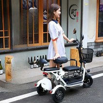 접이식전기자전거 소형 여성용 배달 초보 여성, 주행거리 50km(색상비고)