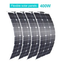 전지 판태양열 태양광 패널 충전기 캠핑용 솔라 유연한 100w 200w 300w 400w
