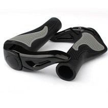 자전거 핸들 그립 사이클링 산악 바 바 엔드 잠금 인체 공학적 액세서리, 검은색