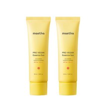 [매스티나] 프로 비건 에센스 선 50ml 2개 (SPF 50/PA++++), 없음
