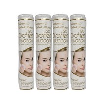 모르비도 화장솜 120매 4개 미용솜 원형 엠보싱 순면원단