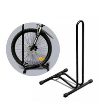 h-아울렛) 자전거 거치대 L자형 받침대, 블랙