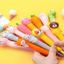 말랑말랑 스퀴시볼펜 찹쌀떡 중성펜 20종 컬렉션, 11.개구리
