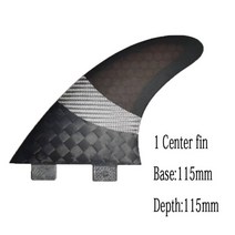 BiLong FCS 핀 1 센터 서핑 보드 웨이크 바디, 19 plum