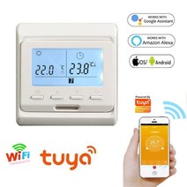 스마트 온도 제어 시스템 와이파이 조절기 전기 바닥 난방 물가스 보일러 프로그래밍 가능한 원격 컨트롤러 google 홈 alexa, 3a 와이파이 가스 보일러