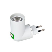 전등 소켓 라이트 램프 홀더 전구 어댑터 미국/EU 플러그 PBT PP E27 화이트베이스, EU plug_e27