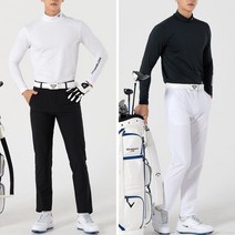 남자 골프 이너 웨어 기모 골프복 겨울 반목 티 셔츠 연습복 상의
