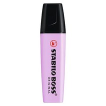 스타빌로 파스텔라일락 오리지널 보스형광펜 스타빌로형광펜 4WA14B34, 1개, 1개