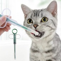 반려동물 약먹이는툴 알약투약기 강아지 고양이 필건 디스펜서 알약 물약먹이기, 단품