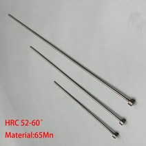 1.5mm OD 1.5*100150200 1.5x10 0150200 65Mn HRC60 원형 팁 플라스틱 사출 부품 금형 스트레이트 펀칭 이젝터 핀, 20 Pieces 1.5x150mm