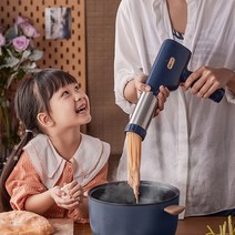 스마트 무선 면뽑기 제면기 가정용 총 국수 뽑기 기계, 블루