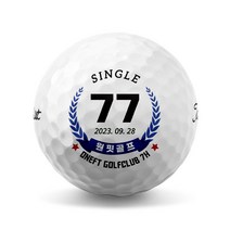 싱글 기념 2피스 3피스 골프공 선물 인쇄 6구, C, 브리지스톤 투어 B XS 6구 화이트