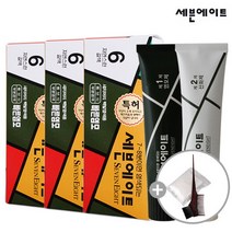[동성제약] 세븐에이트 새치 염색약 3개+염색도구, 선택:6호 갈색