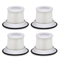 노 브랜드 일본 +/- 0 플러스 또는 마이너스 제로 무선 진공 청소기 XJC-C030 필터 요소 C 용 4PCS, 진공 청소기 액세서리
