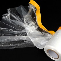 페인트칠 도색 보양 공사 비닐 커버링 테이프 25m, 사이즈