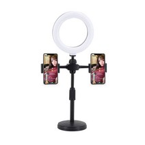 스탠드형 LED 링 라이 트 조명 6 스마트폰 다중플랫폼 유튜브 개인 방송용 장비 USB, 단품