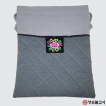 자연염색천주주머니-진회색불교양초 제사초 법당초