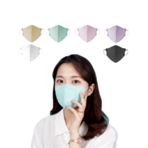 헬스키퍼 에어 air 20매 박스포장/사계절 마스크 핑크 민트 퍼플 베이지 블랙 화이트 새부리형, 특대형 (XL)