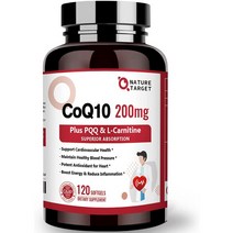 코큐텐 coq10 200mg 오메가3 엘카르니틴 PQQ 120소프트젤