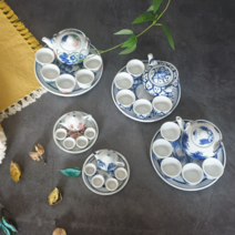 미니어처소품 미니 도자기 미니어쳐 찻잔 술잔 다기, 4.플라워(중)