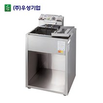 우성 EFS10S 1구 스텐 전기튀김기 220V 3KW 주문제작상품 사전문의, 기본