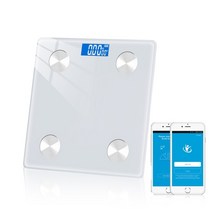 스마트 인바디 체중계 가저용 체지방 몸부게측정기 블루투스 바닥 욕실 저울 BMI 지방 저울 LED 디지털 균형 체성분 분석기 체중계 122, 협력사, 하얀