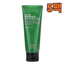 Benton 벤튼 알로에 프로폴리스 수딩 젤 100ml, 5팩