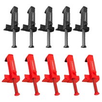 건설 목공 공구 5pcs 9-12cm 벽돌 레벨링 라인 러너 bricklaying 측정 드로잉 레벨러 건설 벽돌 건물 와이어 풀러 도구, 5pcs 레드