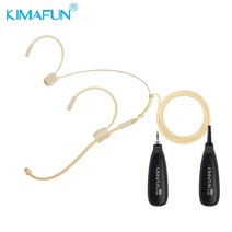 강의용 무선 마이크 휴대용 이어셋 KIMAFUN 마이크 전문 2.4G 무선 마이크 헤드셋 마이크 시스템 교회 교육, 한개옵션0