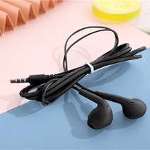 전화 이어폰 & 헤드폰Olaf 휴대용 스포츠 8 색 이어폰 유선 슈퍼베이스 내장 마이크 포함 3.5mm 핸즈프, 02 Black