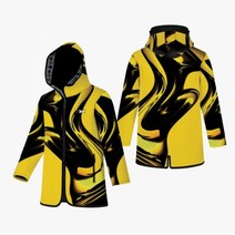 [악시아 AXIA] 풀컬러 네오프렌방풍자켓_옐로우웨이브 네오프렌 자켓, 남