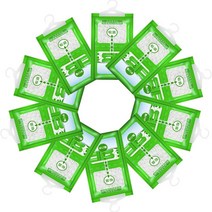 흡습성 공기 건조기 옷장 휴메드 건조제 행백 습기 흡수 제습기 10 개, [01] Green