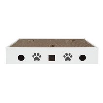 딩동펫 고양이 스크래쳐 평판형 D타입, 화이트, 1개