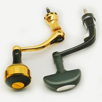 Daitzy 낚시계 대륙의 실수 상우 릴스플 릴핸들 MG3000LBD G1502 스피닝릴, 핸들 골드