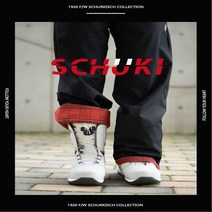 슈어키쉬 SCHUK Checked Lining Pants 보드복 방수 체크 배색 팬츠 블랙