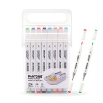 PANTONE 팬톤 24색 패브릭마카 의류섬유용 염색마카 마카펜 페브릭