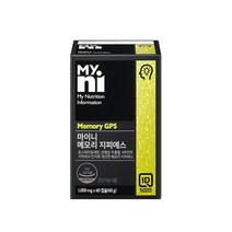 마이니 식약처인증 포스파티딜세린 ps 300mg 피에스 은행잎 추출물 메모라이즈 비타민E 기억력 인지력 집중력 개선 성장기 청소년 수험생 중년 장년 뇌 영양제 건강기능식품, 1set, 1000mgx60캡슐