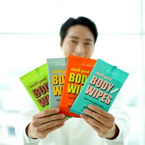 [폴라레나]체험팩 무료배송/바디티슈 데오티슈 데오드란트티슈 땀티슈 빅사이즈 두꺼운물티슈, 1박스（10매）, 1매 체험분 무료증정, 223 노센트（무향）