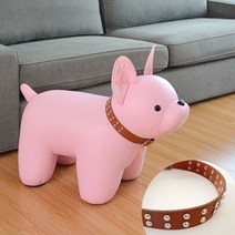 강아지 동물 화장대 스툴 낮은 의자 풋 레스트 스톨 원목 우드 스텝 애니멀 수툴 현관, 핑크