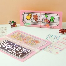 라인프렌즈 스티커 파일 포토 앨범 네컷 사진앨범 네컷앨범 사진보관 다이어리 포토북 미니북, 본상품