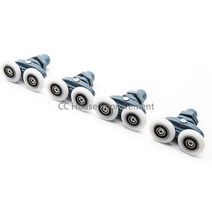 스트레칭휠요가힐필라테스용품써클링집에서하는홈트레이닝소도구8pcs 트윈 샤워 도어 롤러/주자 바퀴 룸 도, 02 4pcs_04 27mm