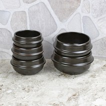 경산세라믹 초강도내열 무흡수 쇠돌이 직화 뚝빼기 업소용 식당용 내열도자기 계란찜 토기 찌개솥 모음 도매, 1개, 2호