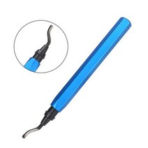 RB1000 Repair Deburring Tool Kit Rotary With Blade Remover Hand DeburRed For Plastic Copper Wood Cut, bule