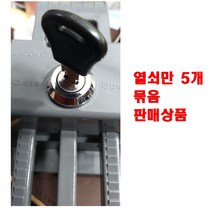 음식물 수거함 장비키set A타입 기존열쇠모양 열쇠만 5개 묶음판매, 단일