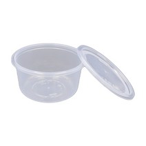 BW-158 사출탕용기 중 50개 배달용기 찜용기 탕용기 도시락용기 일회용기 포장용기