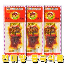 천미방 라티아오 파서 고로우 풍웨이(3개입) 쥐포 중국 간식 과자 식품 설곤약