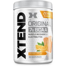 [New] 싸이베이션 Xtend 엑스텐드 BCAA 파우더 오렌지크림 30서빙 포스트 워크아웃 머슬 리커버리, 30서빙 1개입, 1개